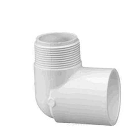 Westlake Pipe & Fittings 1 in. Male Pipe Thread Socket 90 deg Elbow Street PV410010